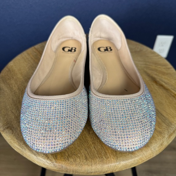 Gianni Bini "Star-Brite" Sparkling Rhinestone Flats, Pink Marble, Size 10 WIDE - Picture 7 of 12